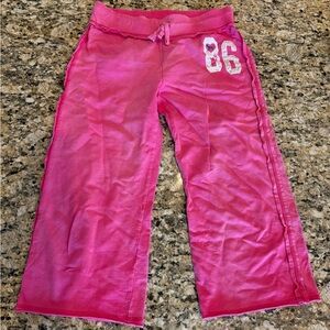 PINK Victoria's Secret baggy sweat Joggers in Vibrant Pink